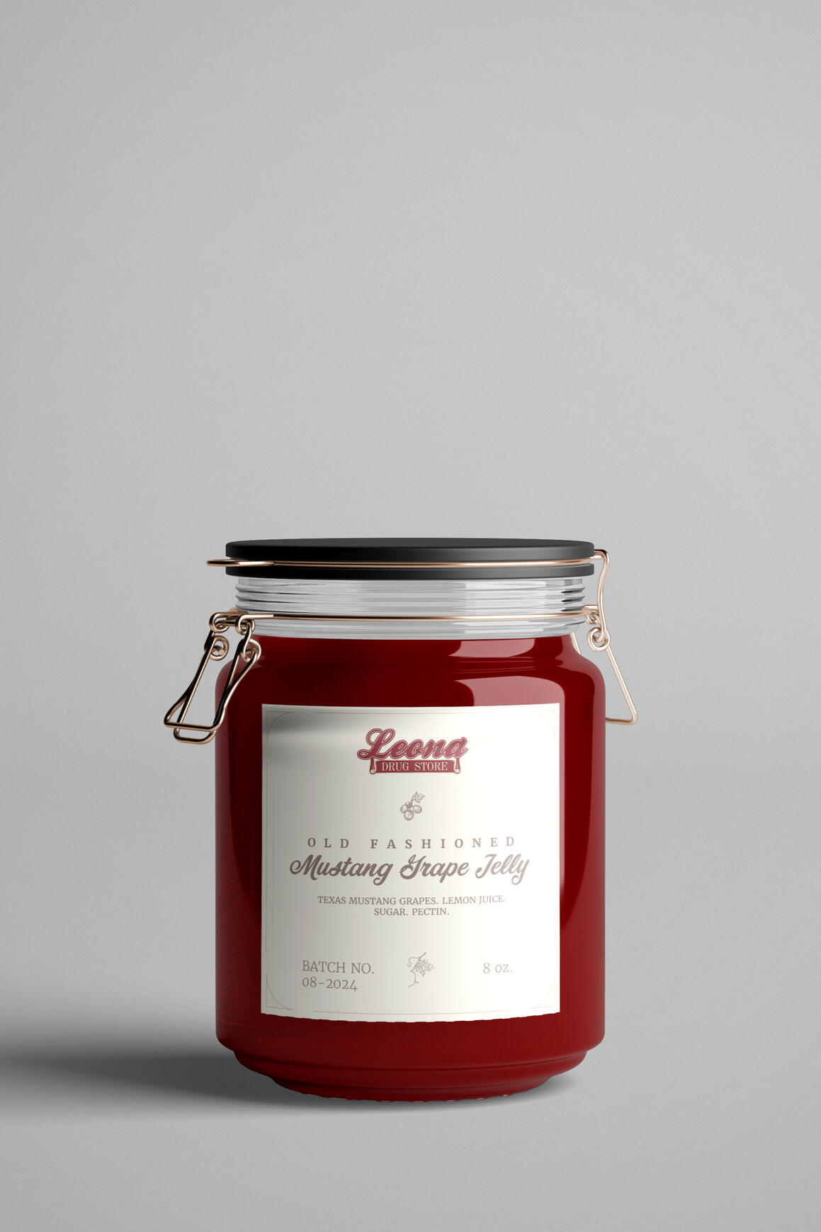 Branded handmade jelly label design