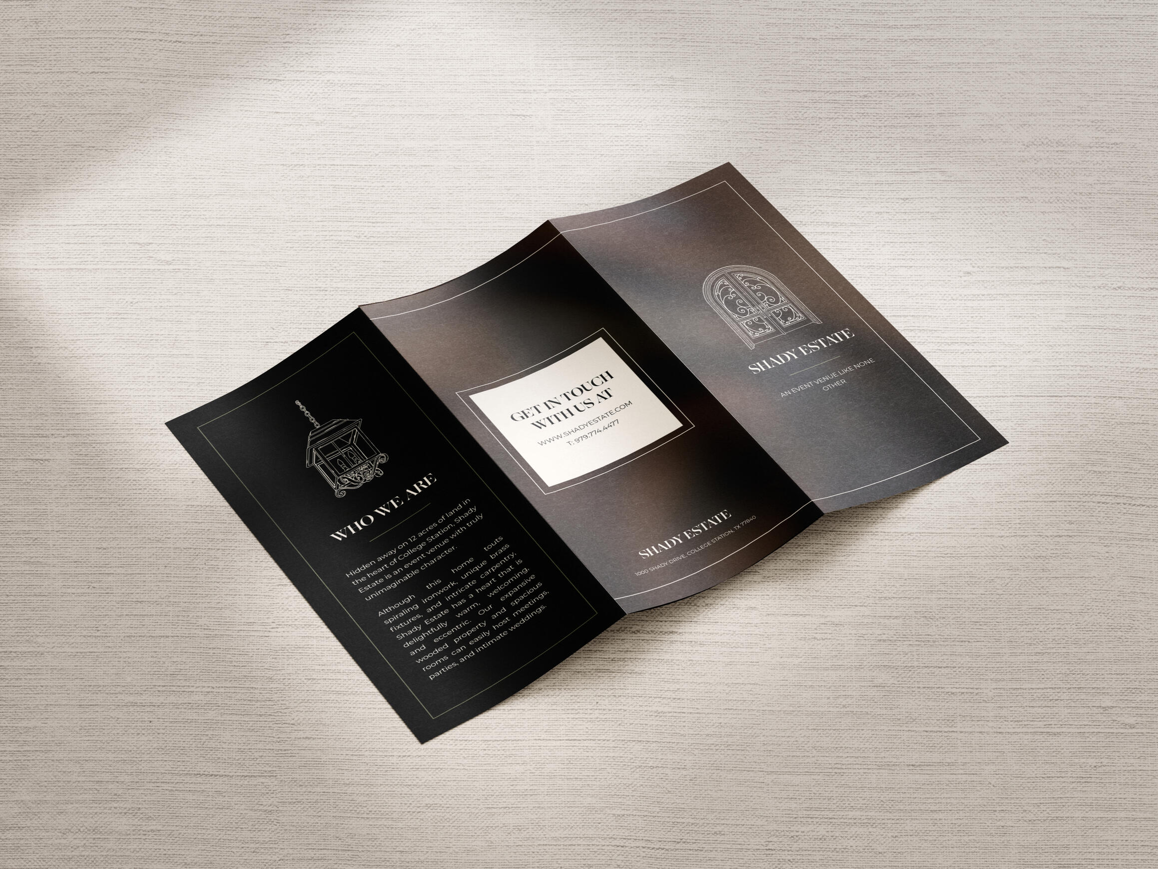 Brochure design ; external
