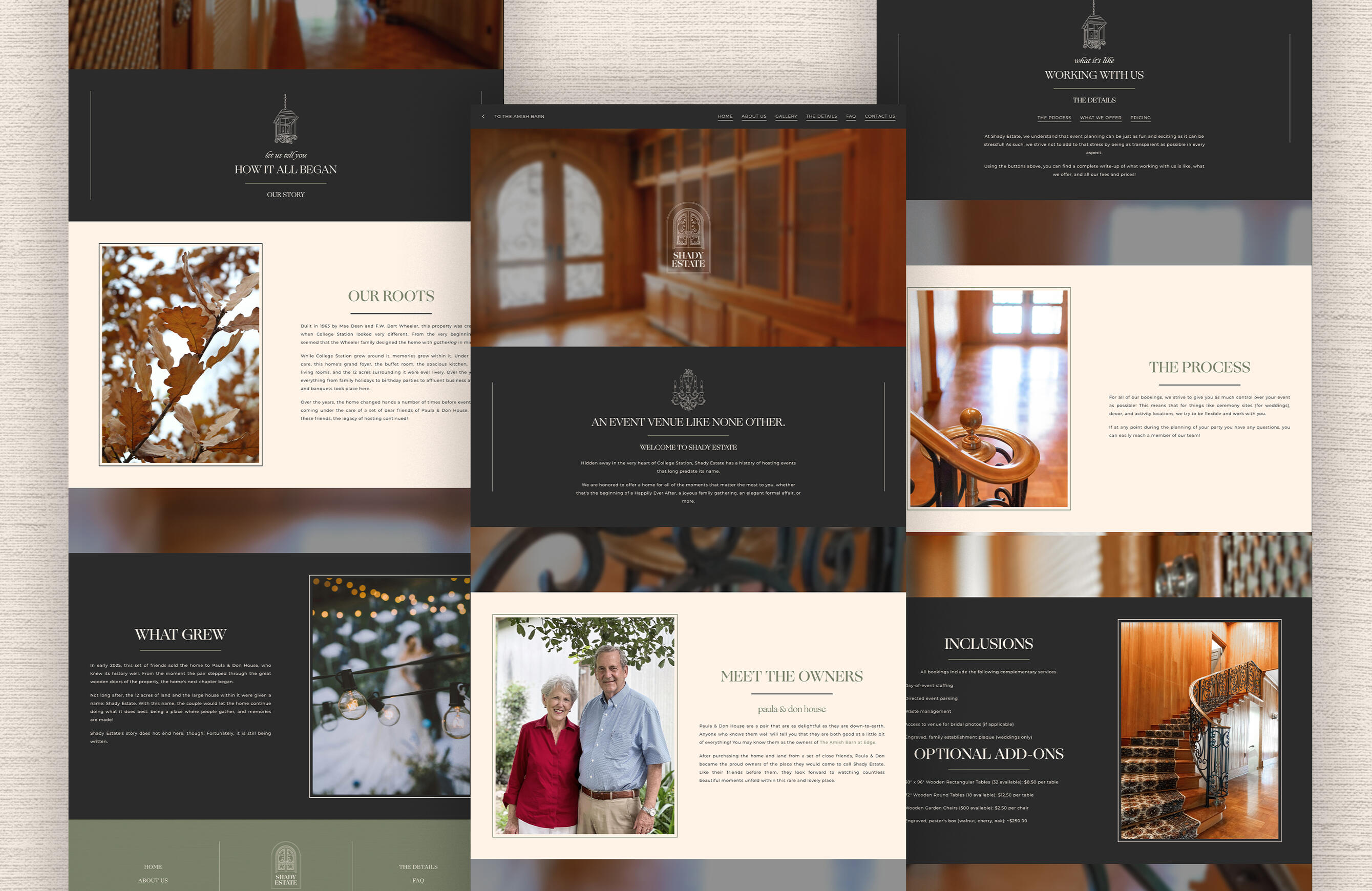 Mobile friendly website design with full body copy creation